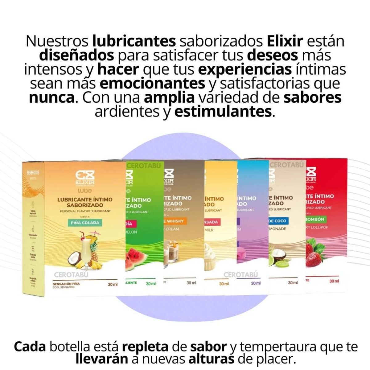 ELIXIR - Lubricante Caliente Elixir Crema Whisky x30 ML Alta Calidad