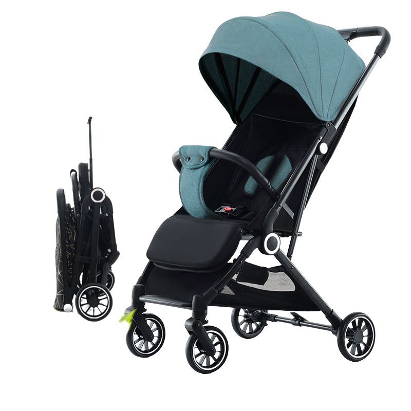 KIDSHOP - Coche Paseador Para Bebe Tipo Maleta + Toldillo Azul X5