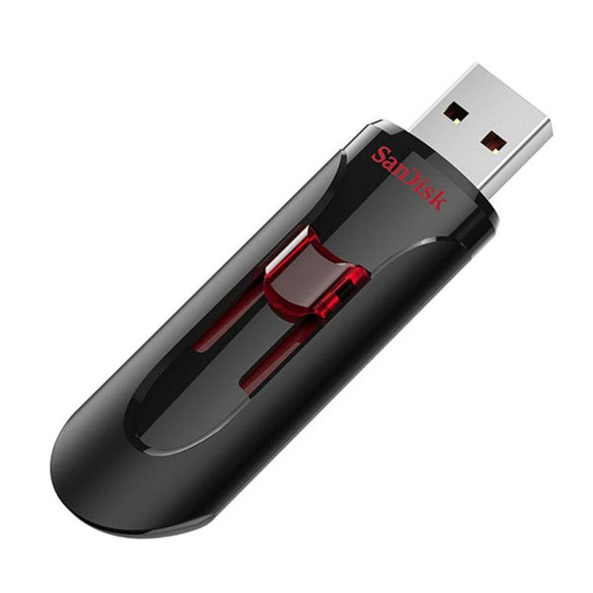 SANDISK - Memoria USB 3.0 SanDisk Cruzer Glide 64GB, Diseño Retráctil