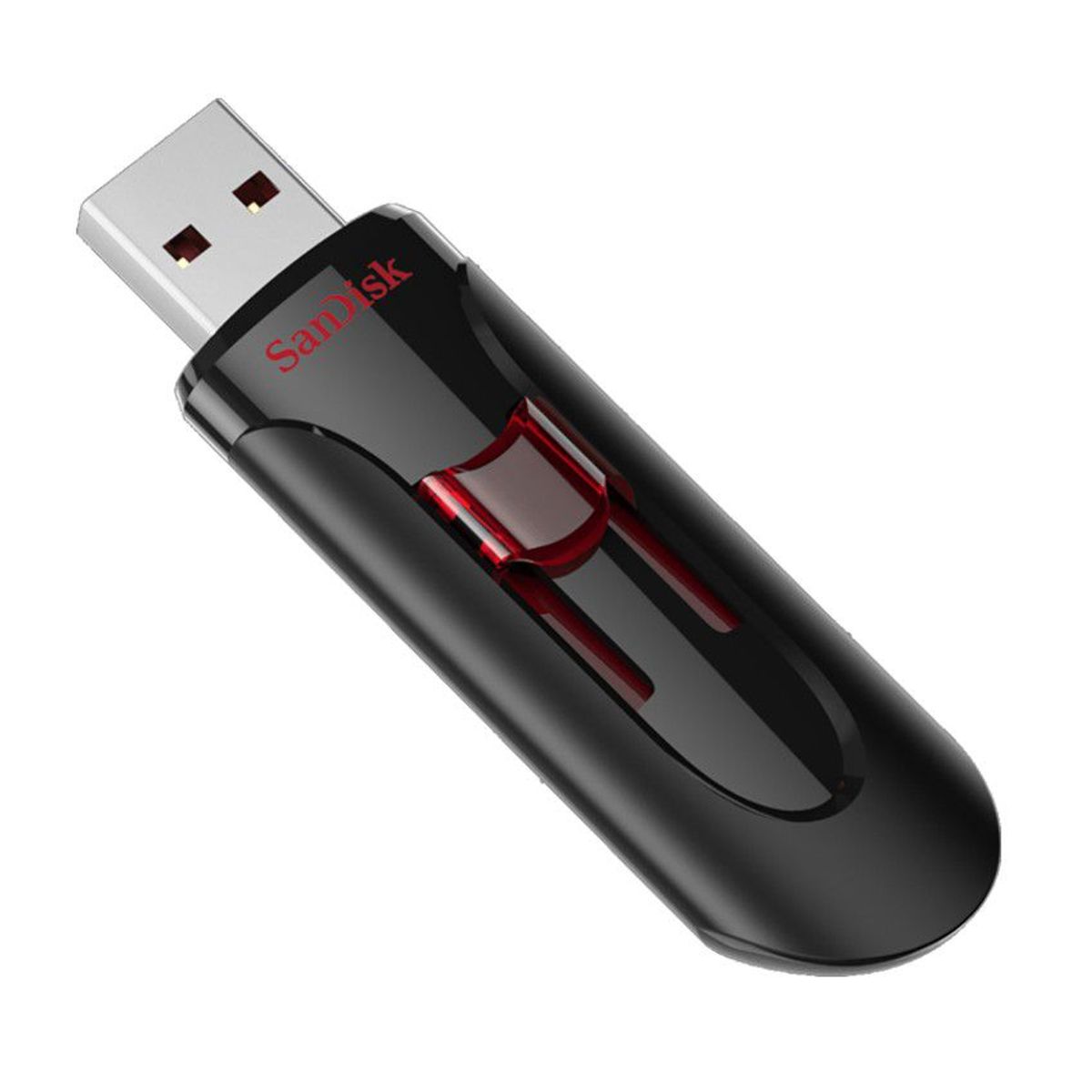 SANDISK - Memoria USB 3.0 SanDisk Cruzer Glide 64GB, Diseño Retráctil