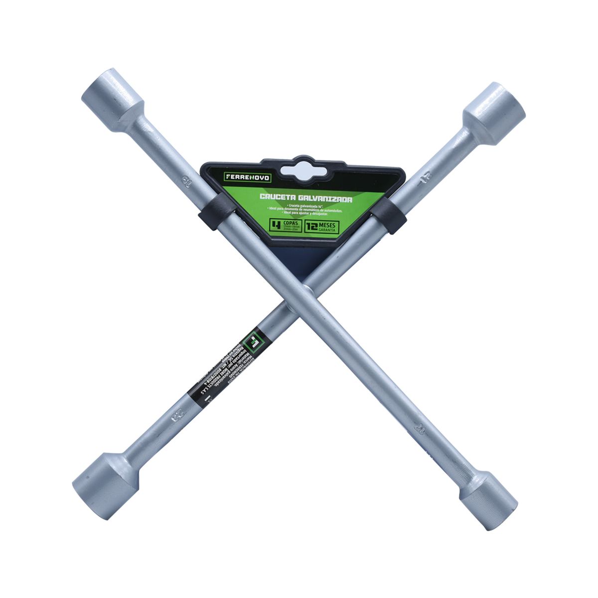 FERRENOVO - Cruceta Para Carro Ferrenovo Llave De Rueda Cruzada