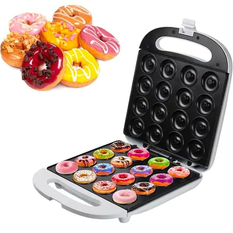 ONE PIXEL - Maquina Para Hacer 12 Mini Donas Rosquillas Antiadherente ONE PIXEL