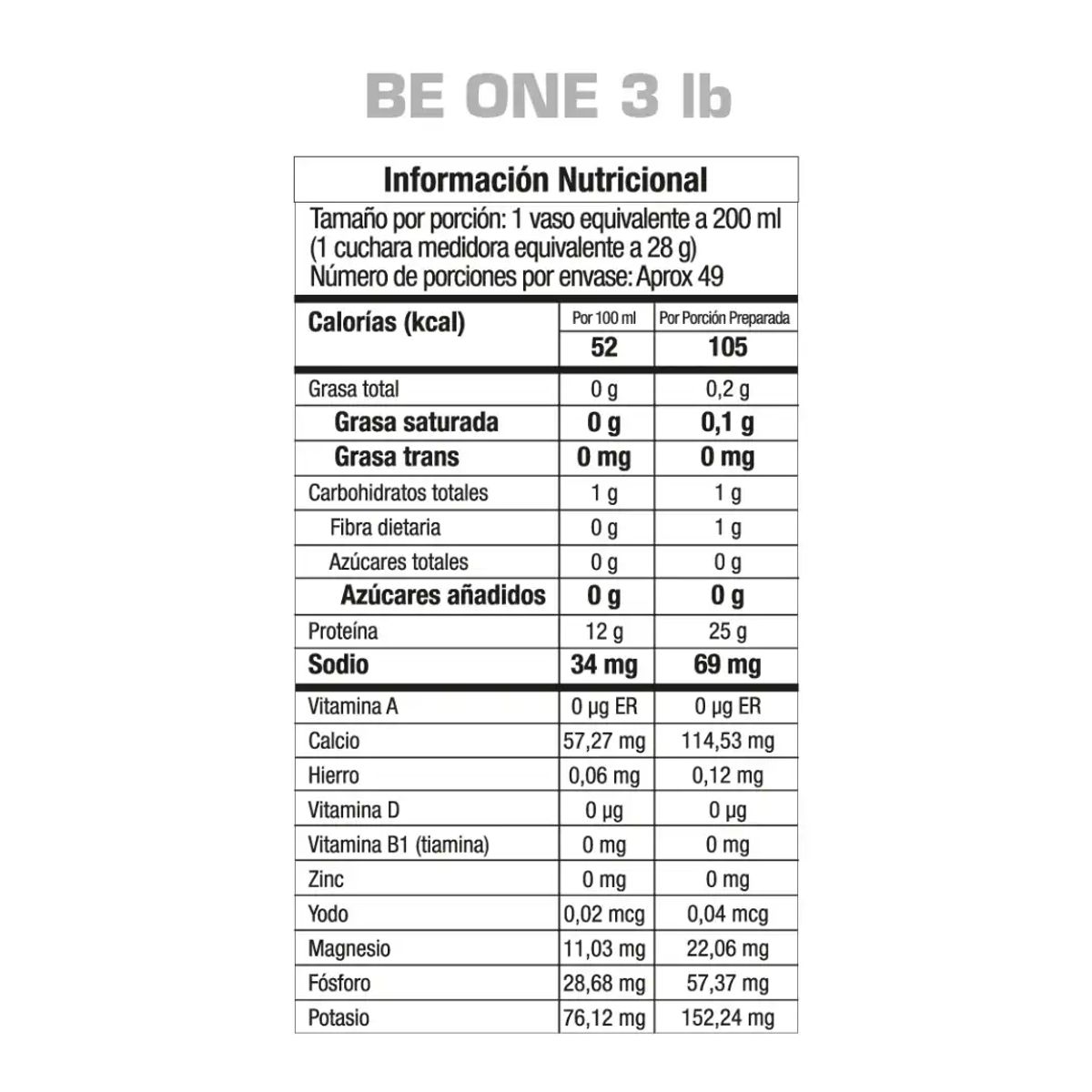 GMN - Be One 3 Libras GMN