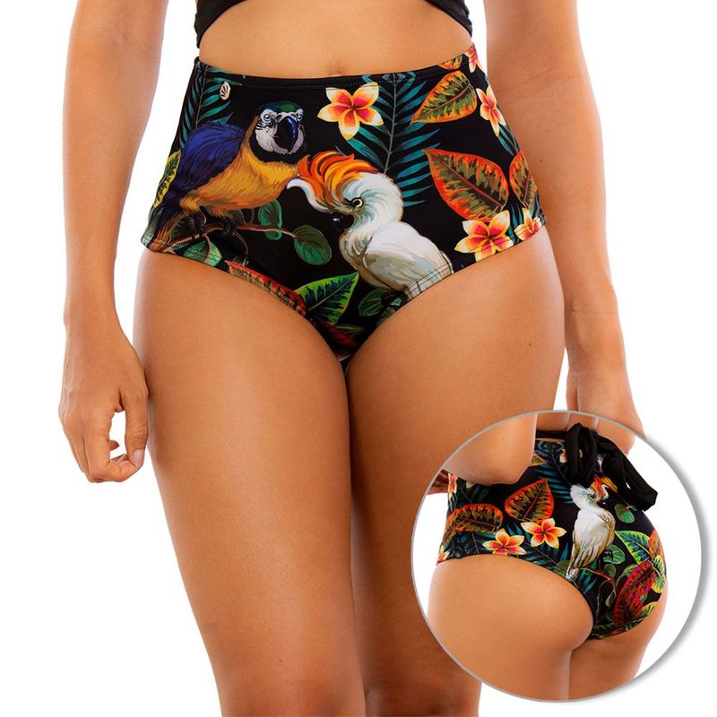 PRAIE - Panty de vestido de baño praie ref 1734b cacatúas control