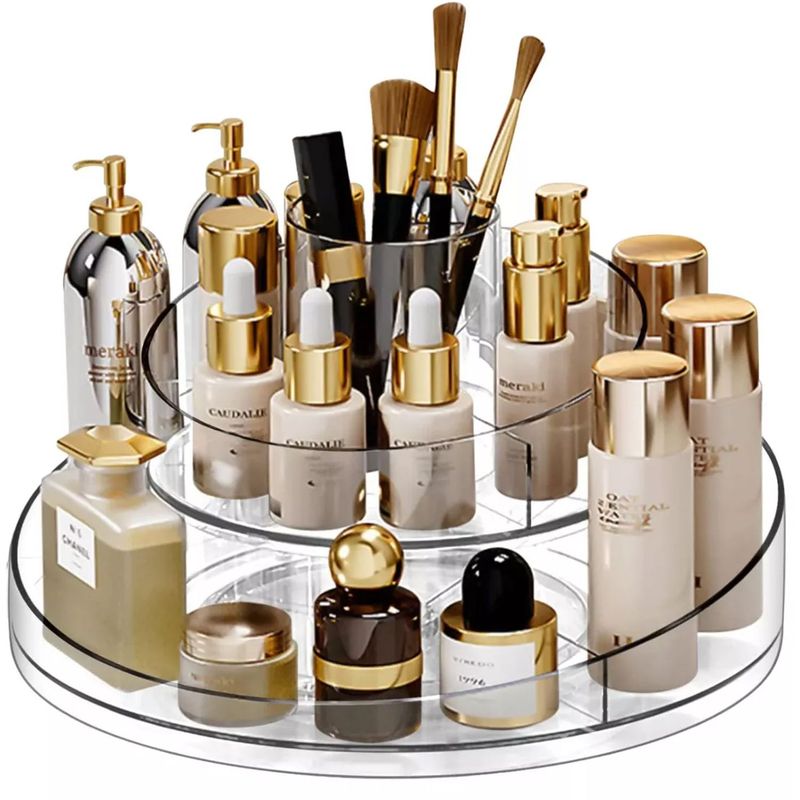 ONE PIXEL - Organizador De Maquillaje Giratorio 360 Acrilico