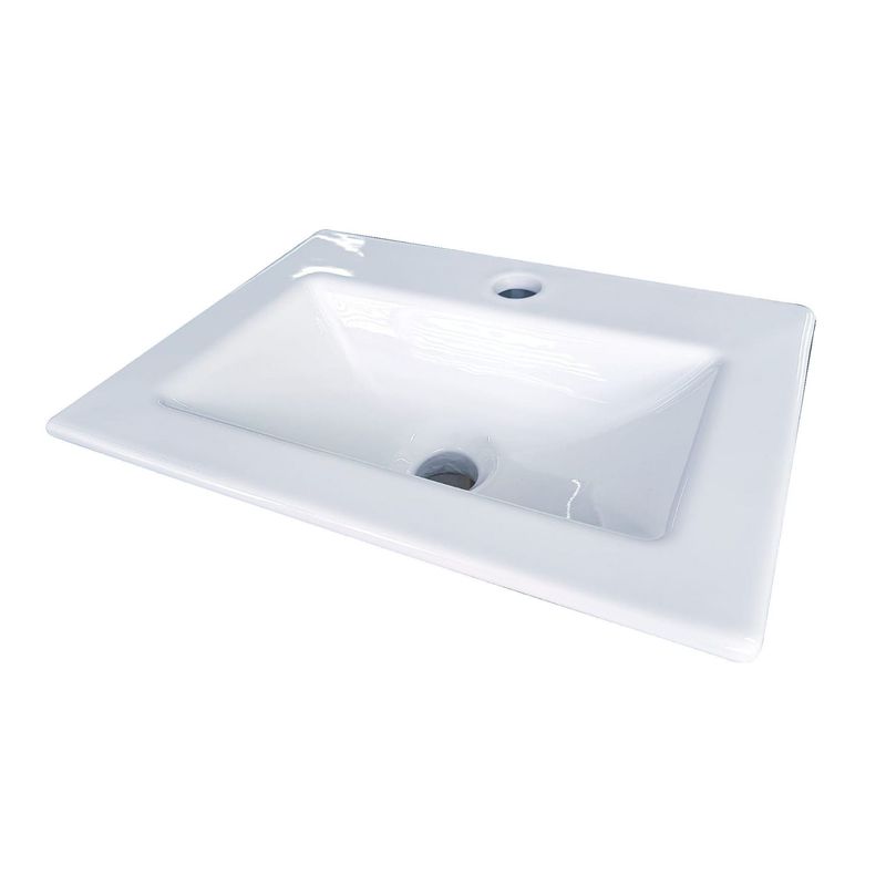 JAPI - Placa Lavamanos Ccol Blanco Submontar 41cmx31cmx10cm