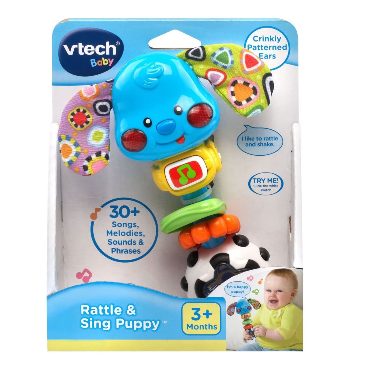 VTECH - Sonajero Perrito Vtech Musica Luces Para Bebe