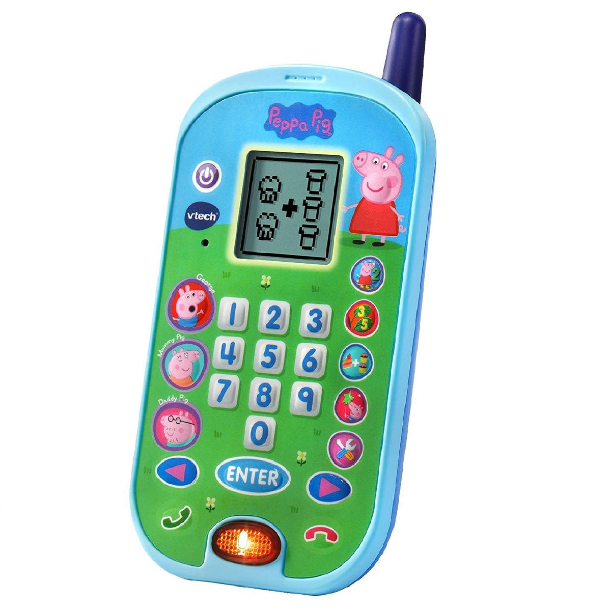VTECH - Telefono Celular Peppa Pig Luces Y Sonidos Para Niños