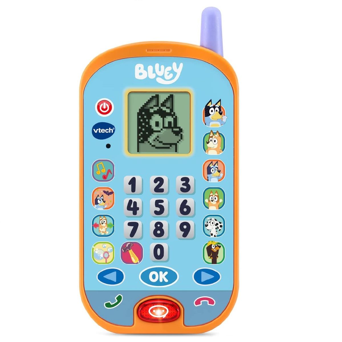 VTECH - Telefono Celular Bluey Vtech Luces Y Sonidos Para Niños