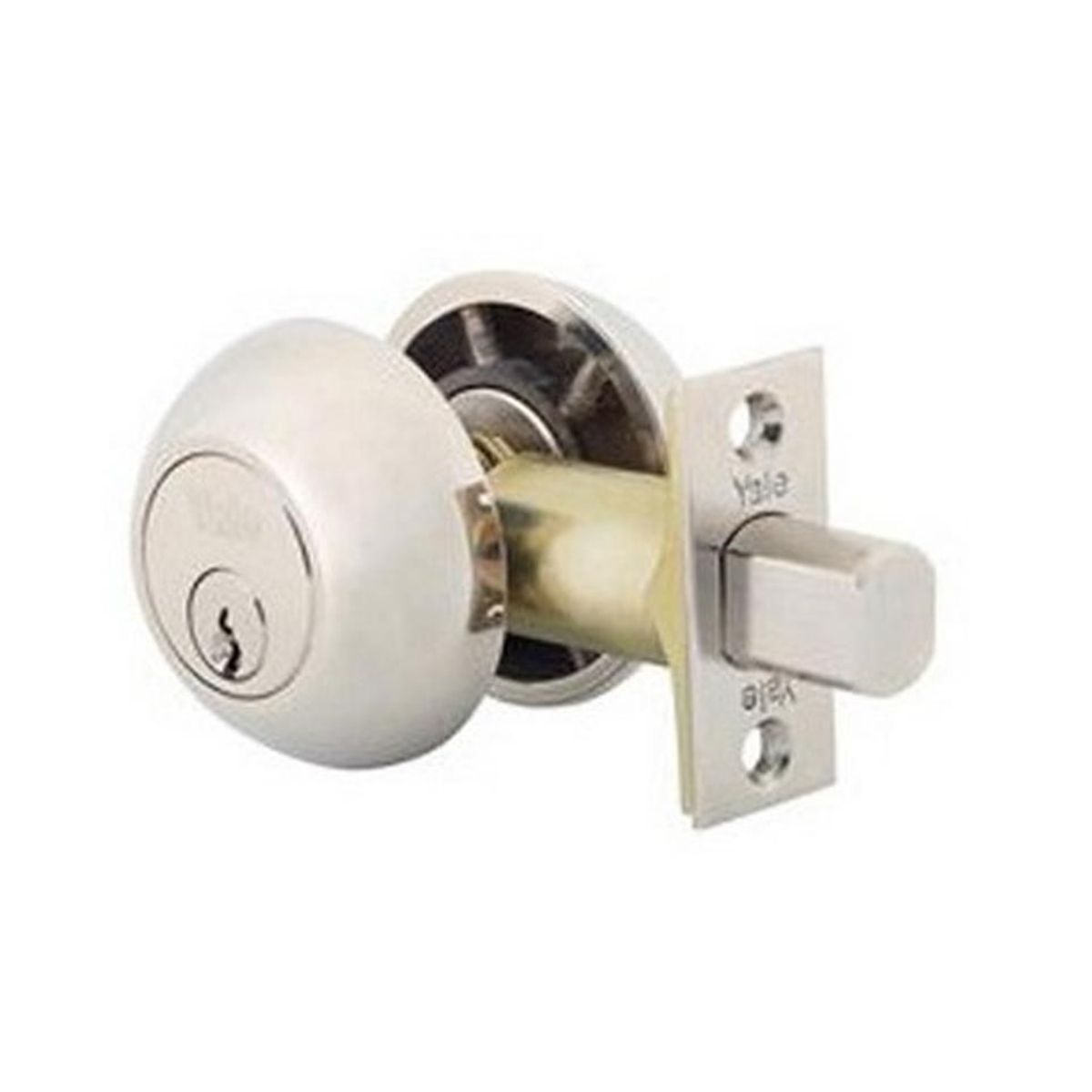 YALE - Cerrojo Llave 170 1/4 Cromado Yale sku0004011