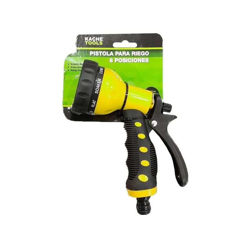 KACHETOOLS - Pistola Para Riego 8 Posiciones KACHE TOOLS