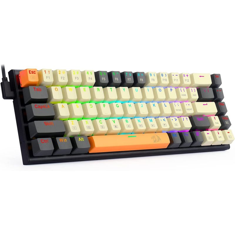 REDRAGON - Teclado Mecánico Gamer Redragon k633 cgo Switches Rojos Idioma USD