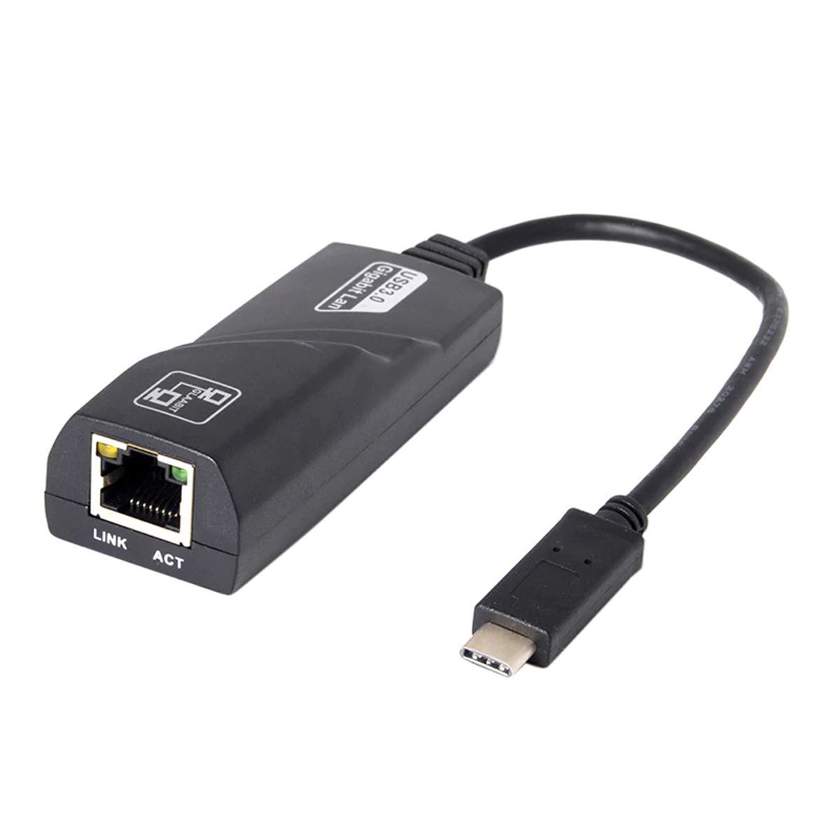 GENERICO - Adaptador de red usb tipo c a rj45 ethernet Lan 1000 Mbps