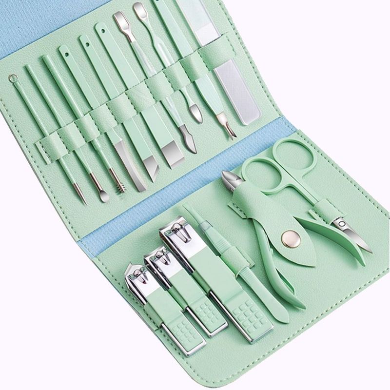 GENERICO - Set de Manicure de 22 Piezas Portable