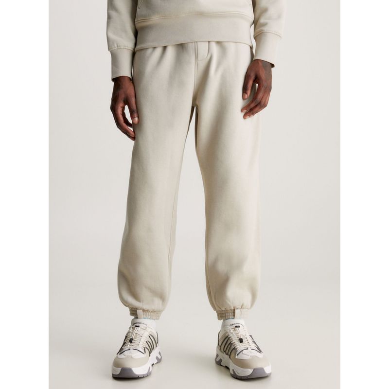 CALVIN KLEIN - Jogger Beige De Chándal Holgado Calvin Klein