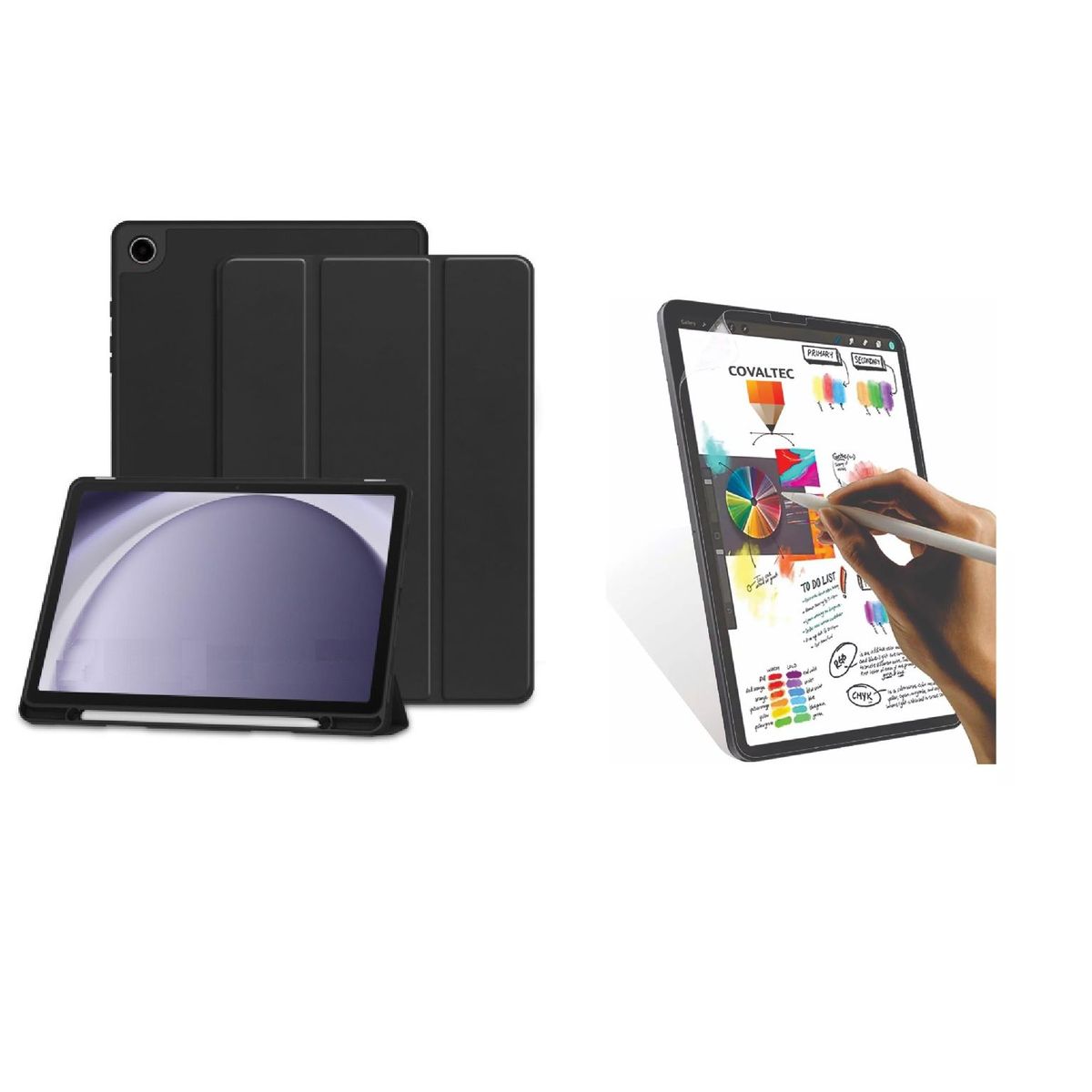 GENERICO - Estuche Protector Smart Case+ Paperlike Para iPad 7/8/9 Gen 10.2