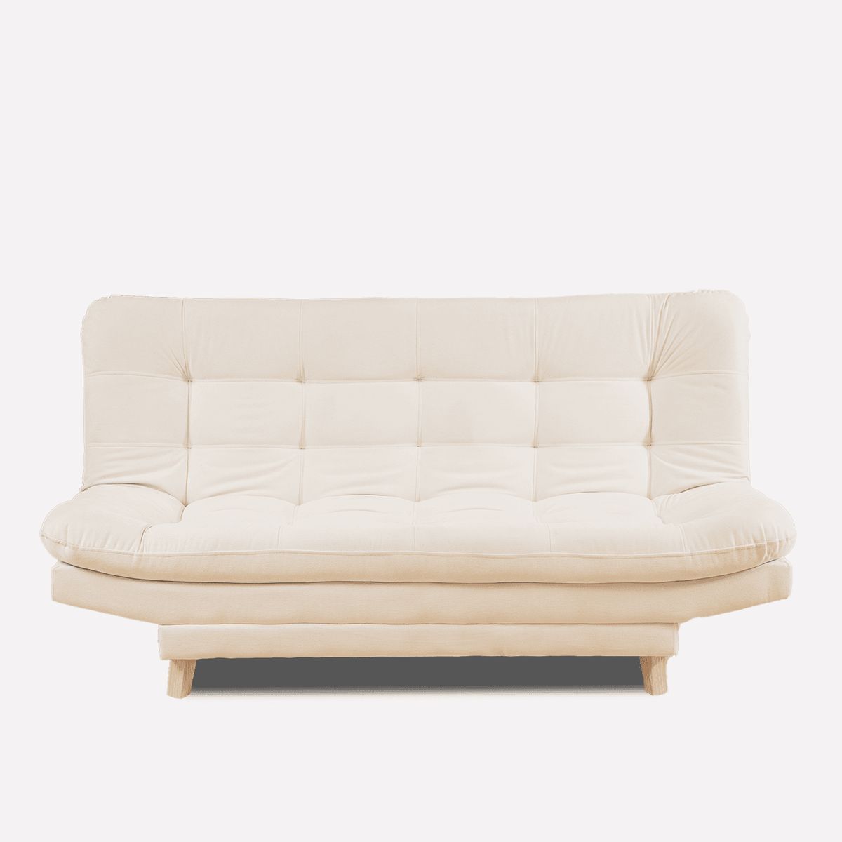 ARMONIA HOME - Sofá Cama Valencia Marfil 3 PTOS + Cojines