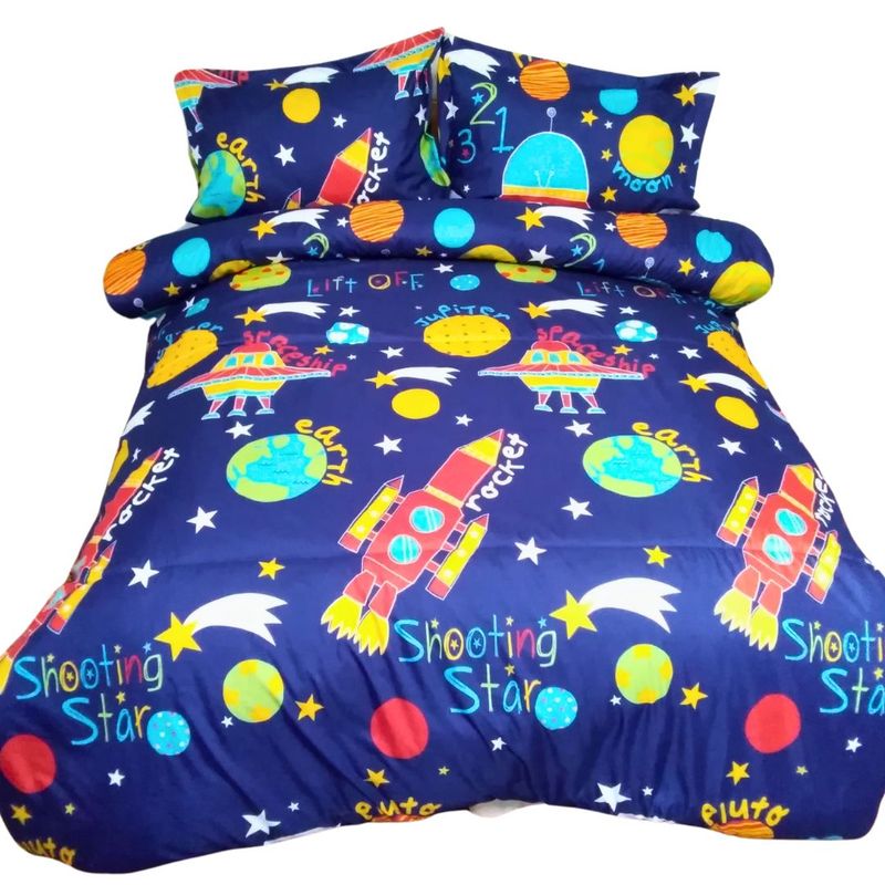 GENERICO - Cubrelecho infantil niños-niñas cama semidoble Wonder Home