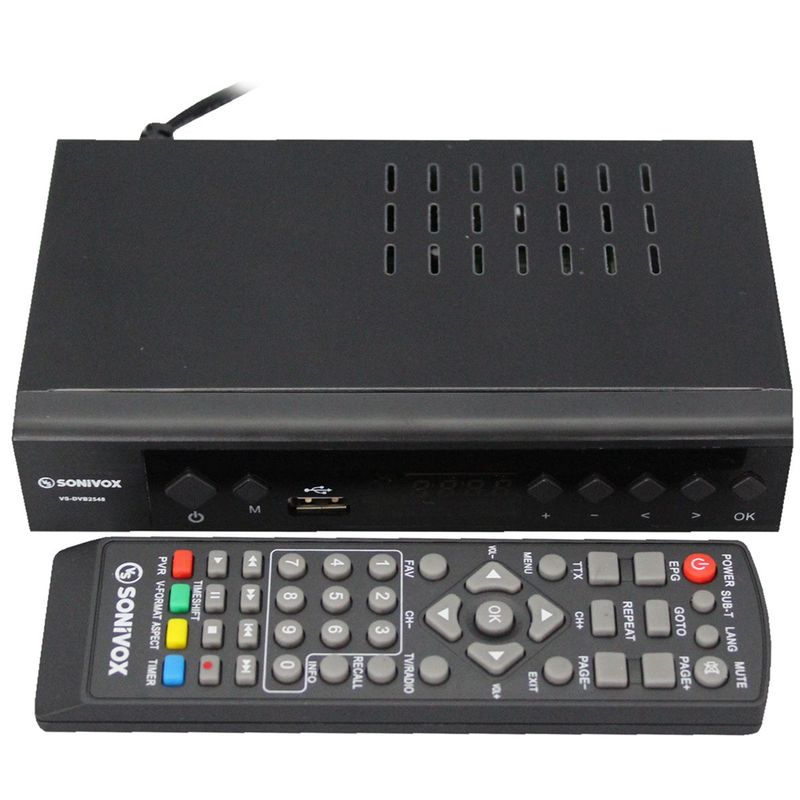 GENERICO - Decodificador Antena Tdt Receptor Tv Digital Dvb T2  Hdmi