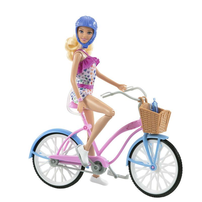 BARBIE - Barbie Bicicleta Con Muñeca