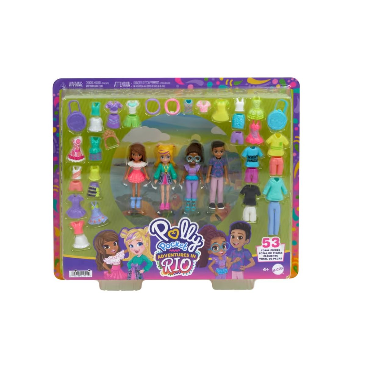 POLLY POCKET - Muñeca Polly Pocket Moditas Aventuras En Río
