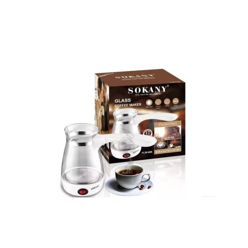 SOKANY - Cafetera  Tetera Eléctrica Sokany