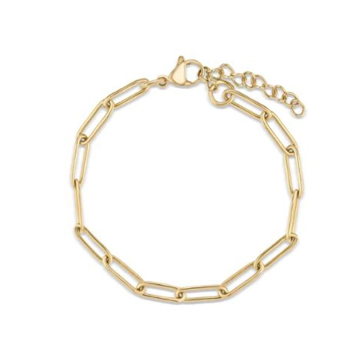 CLOCK - BRAZALETE CADENA DORADA - BRA-35