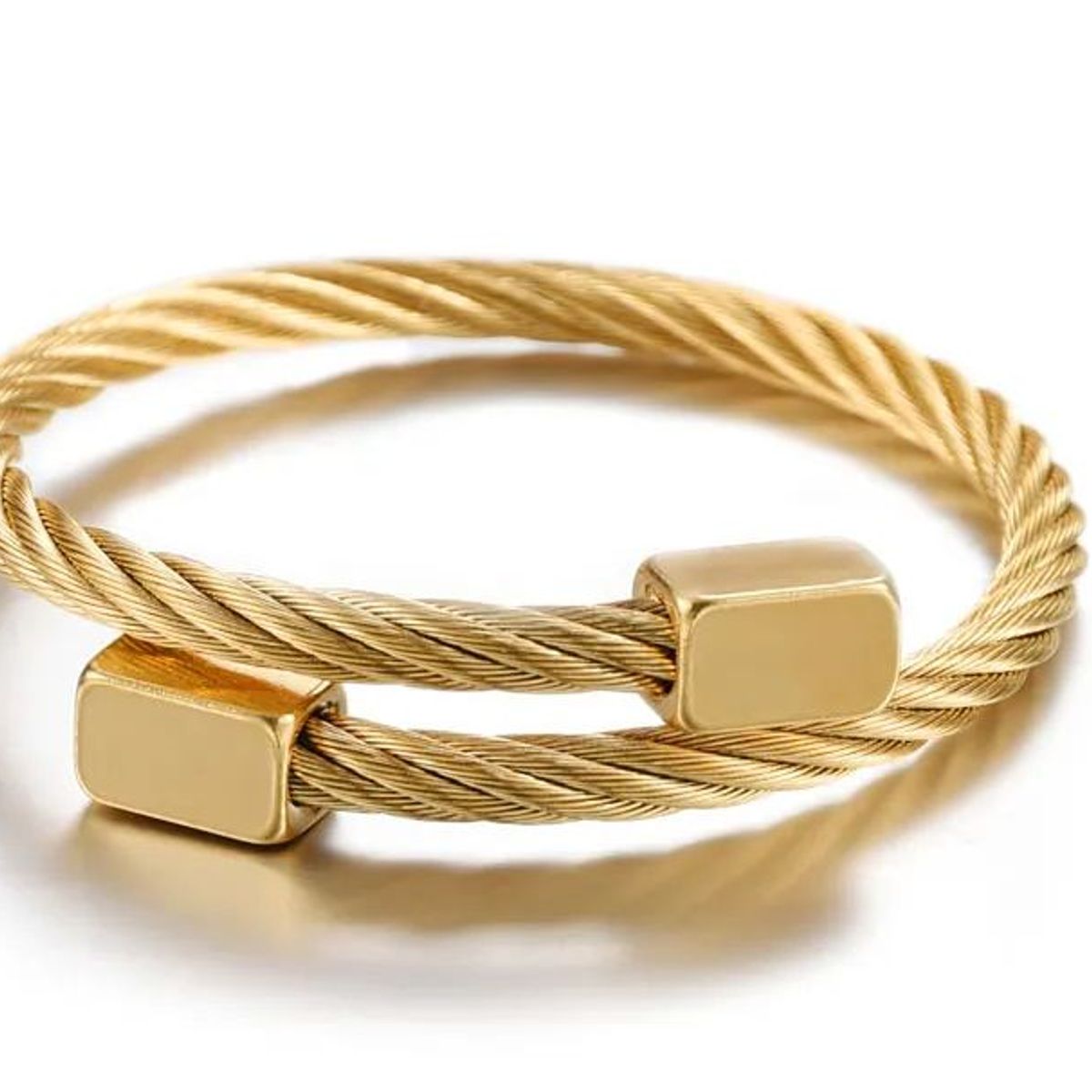 CLOCK - BRAZALETE ORO ESPIRAL - BRA-36