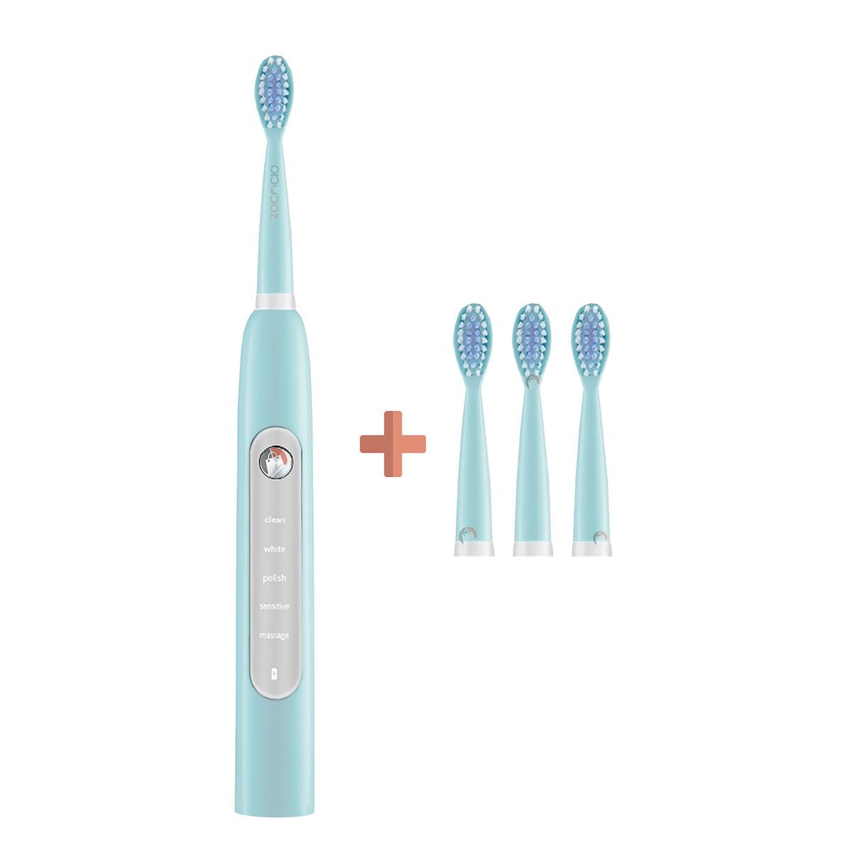 GENERICO - Cepillo De Dientes Eléctrico Sónico Recargable Para Adultos Verde