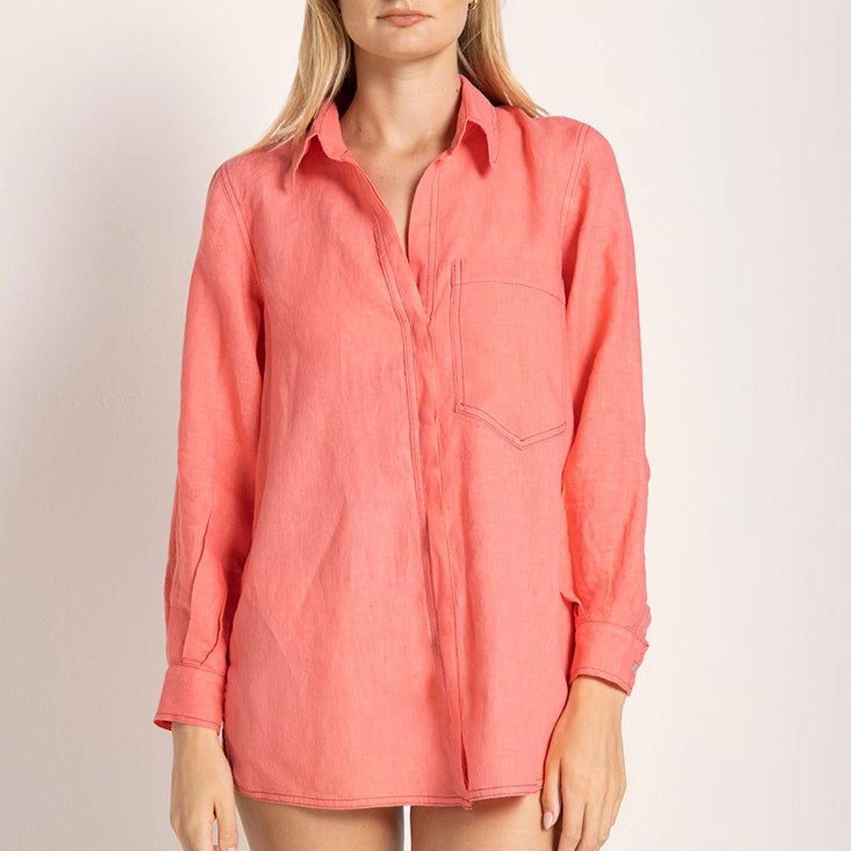 TOUCHE BALNEAIRE - Camisa de playa para dama Marca Touche Balneaire Ref 0A81042.