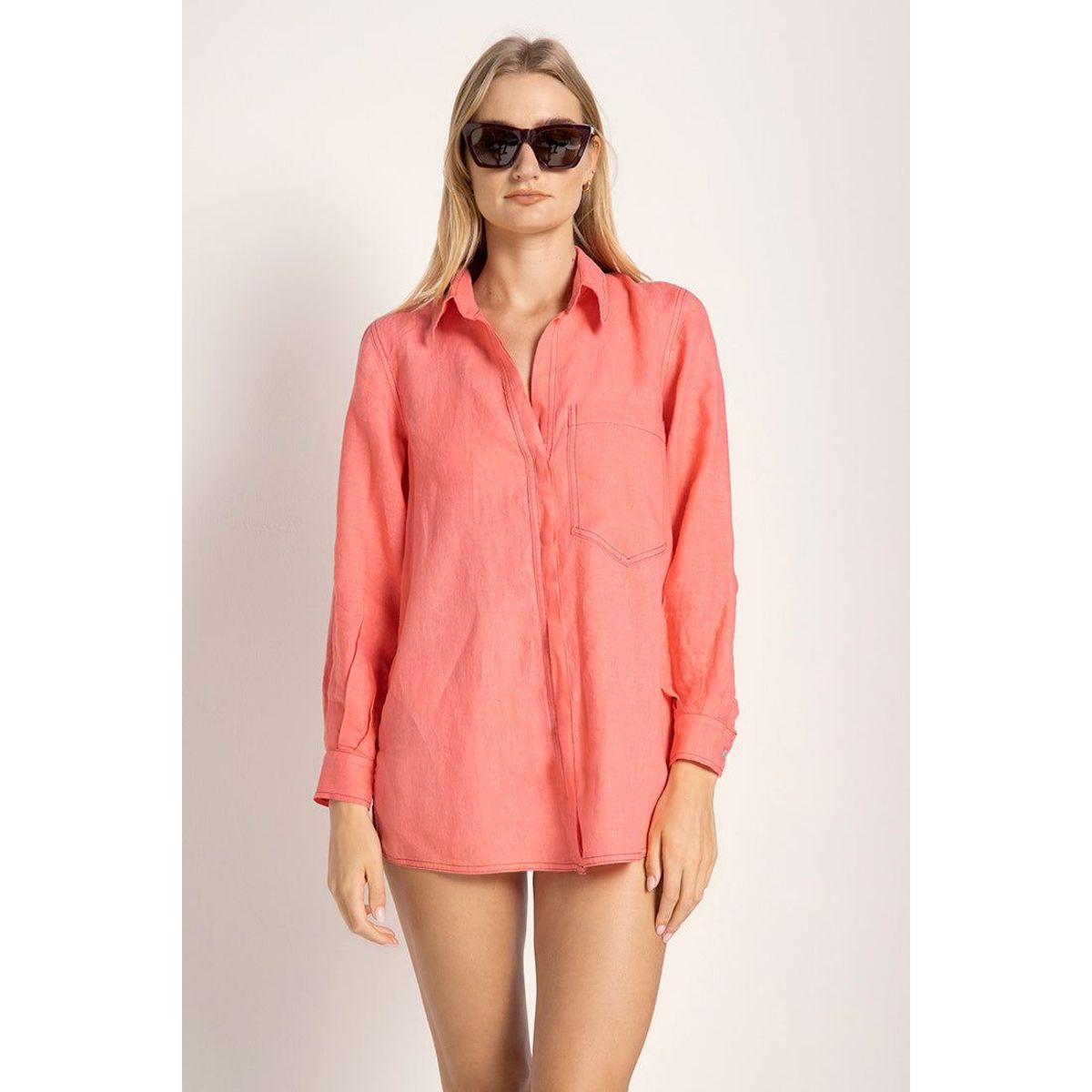 TOUCHE BALNEAIRE - Camisa de playa para dama Marca Touche Balneaire Ref 0A81042.