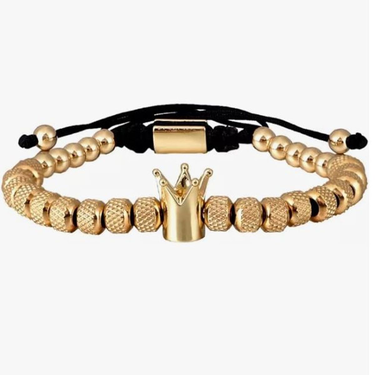 CLOCK - BRAZALETE DORADO REY - BRA-39