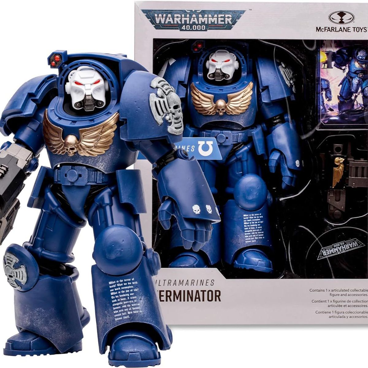 DC COMICS - Ultramarine Terminator Marine Warhammer 40k Mcfarlane Toys