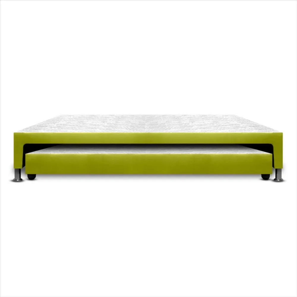 MAGIC CLASS - CAMA NIDO DUPLEX 90X190 ECOCUERO VERDE