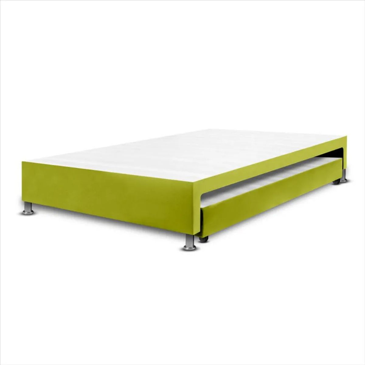 MAGIC CLASS - CAMA NIDO DUPLEX 90X190 ECOCUERO VERDE