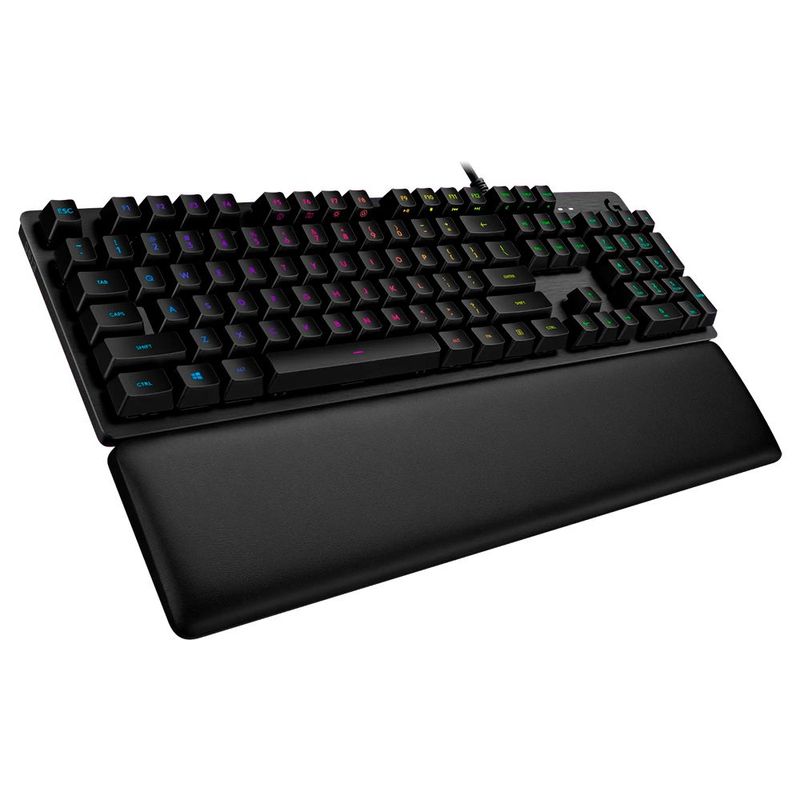 LOGITECH - Teclado Mecánico Gamer Logitech G513 Carbon Rgb Inglés Brown