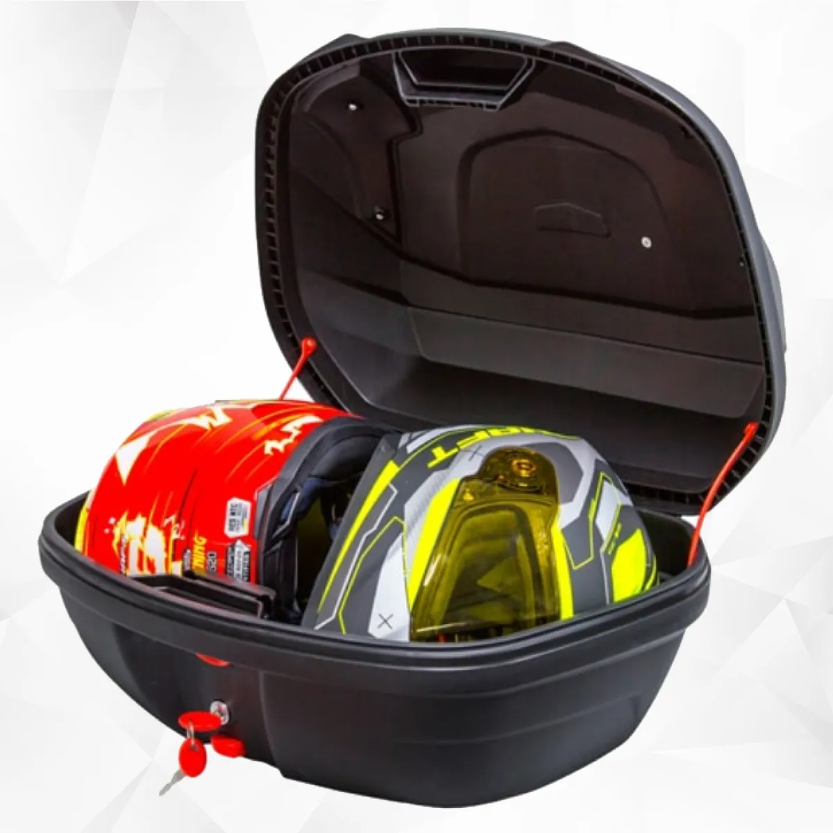 AFM - Maletero para moto tipo Baúl marca tomcat 30 litros