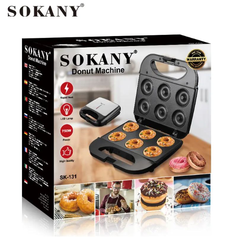 SOKANY - Máquina de Donas 6 Porciones