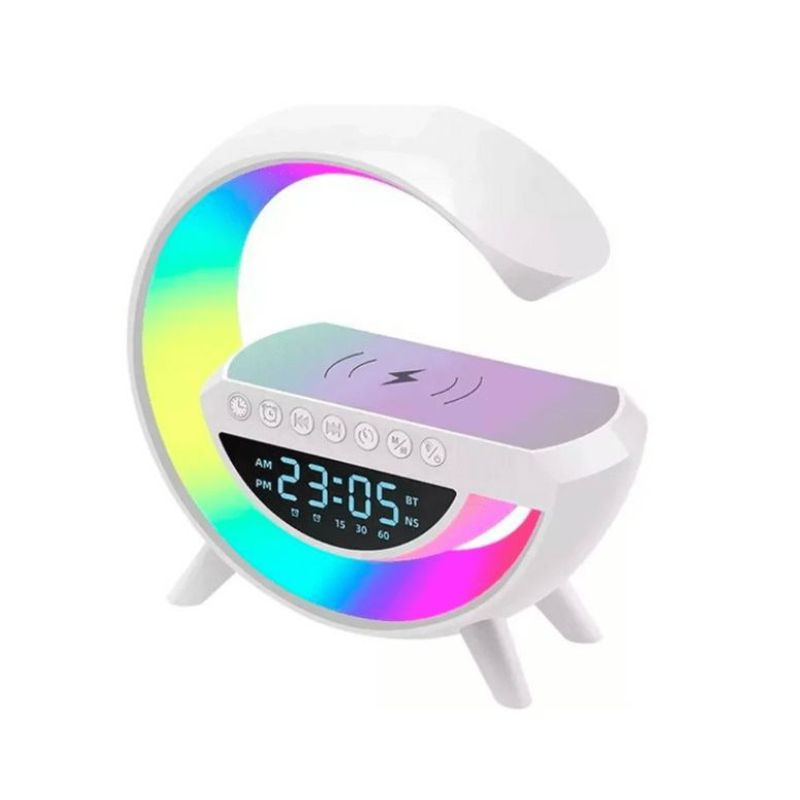 GENERICO - Lampara De Luz Nocturna Rgb Con Cargador Inalambrico parlante G