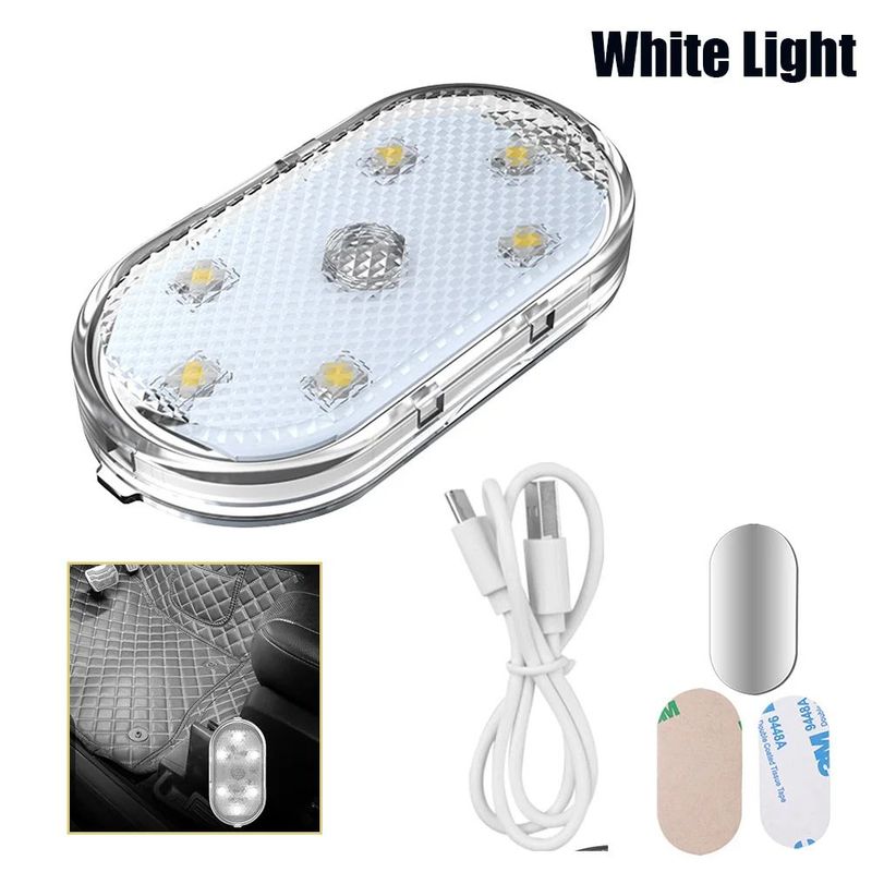GENERICO - Luz LED tactil adhesiva para techo de carro multicolor FK23D-52