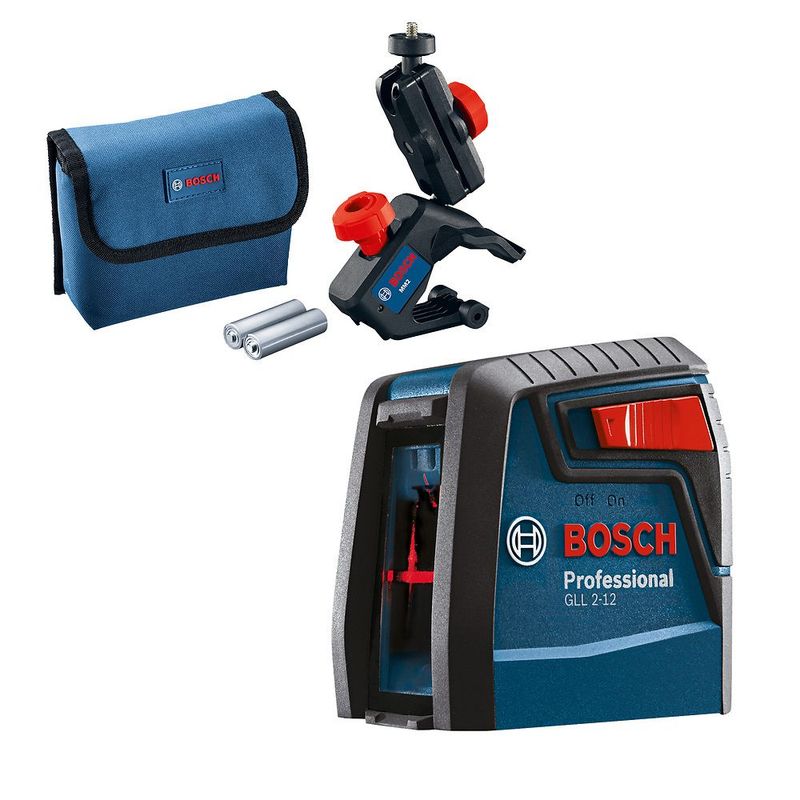BOSCH - Nivel Láser De Líneas Cruzadas 12 M Rojo Bosch Gll 2-12