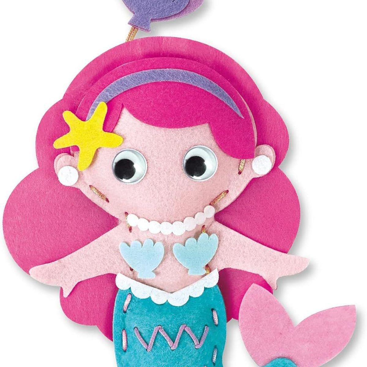 JUGANDO Y EDUCANDO - Juguete Niños Set De Arte Y Diseño Amigos Tejidos Sirena Lv3