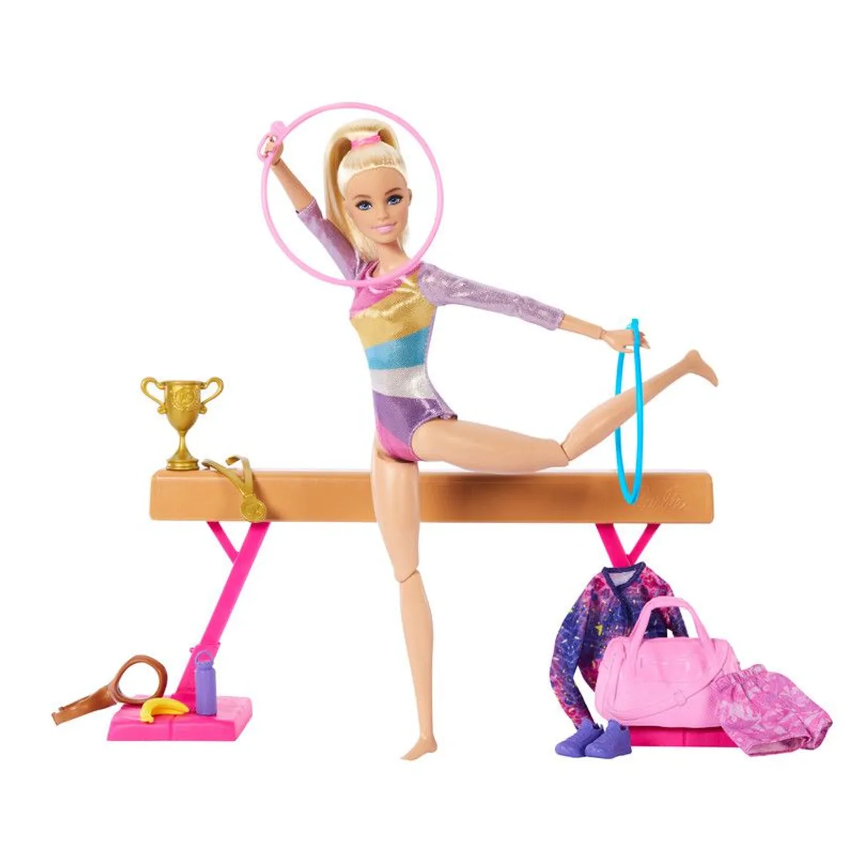 BARBIE - Muñeca Barbie Profesiones Gimnasta Cabello Rubio