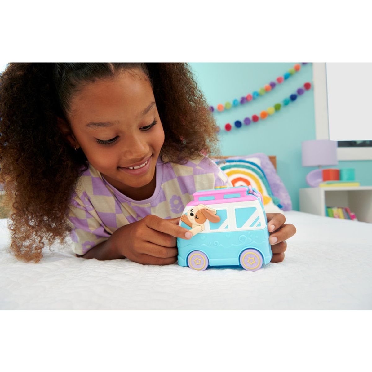 POLLY POCKET - Muñeca Polly Pocket Estuche De Perrito Playero