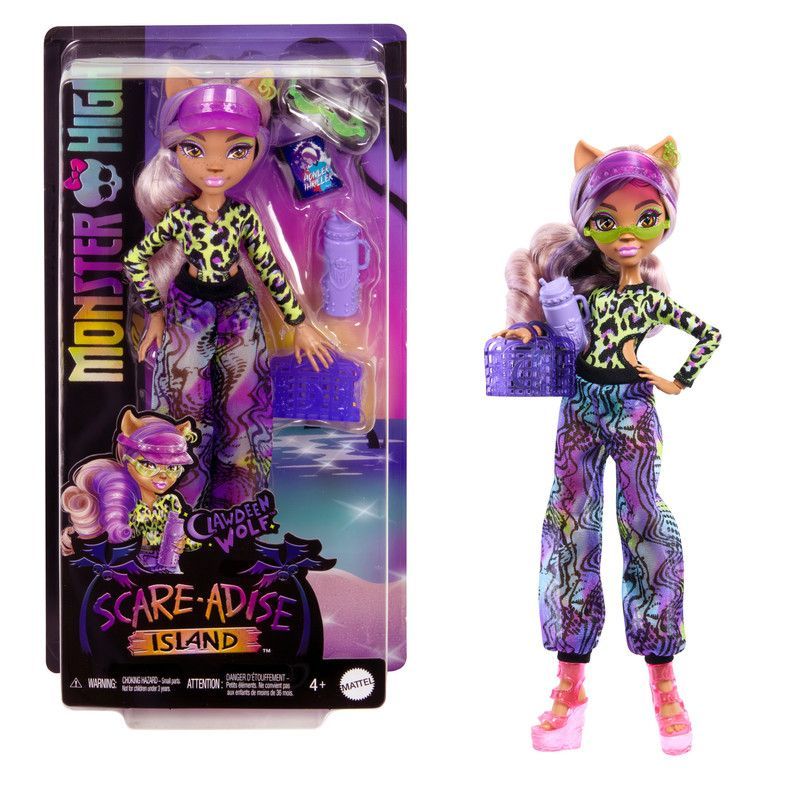 MONSTER HIGH - Muñeca Monster High Isla Del Terror Clawdeen