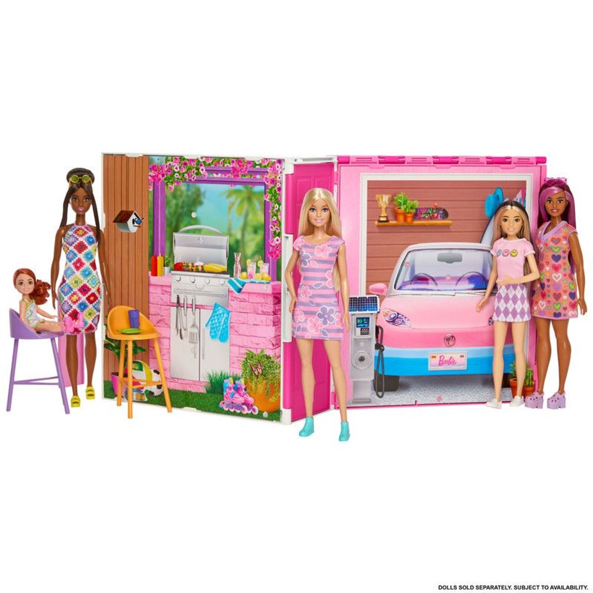 BARBIE - Casa de muñecas Barbie  Glam Con Muñeca