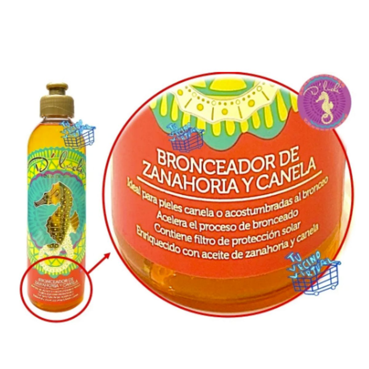 KABA - Bronceador D'luchi de zanahoria 250 ml