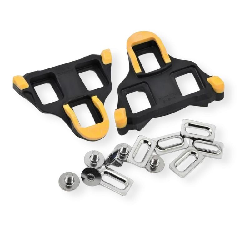 SHIMANO - Calas Ruta Shimano SM-SH11 SPD Amarillas Chocles Pedales