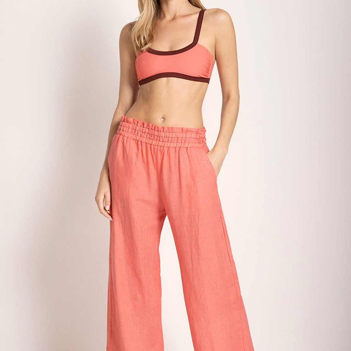 TOUCHE BALNEAIRE - Pantalon de playa para dama Marca Touche Balneaire Ref 0A83042