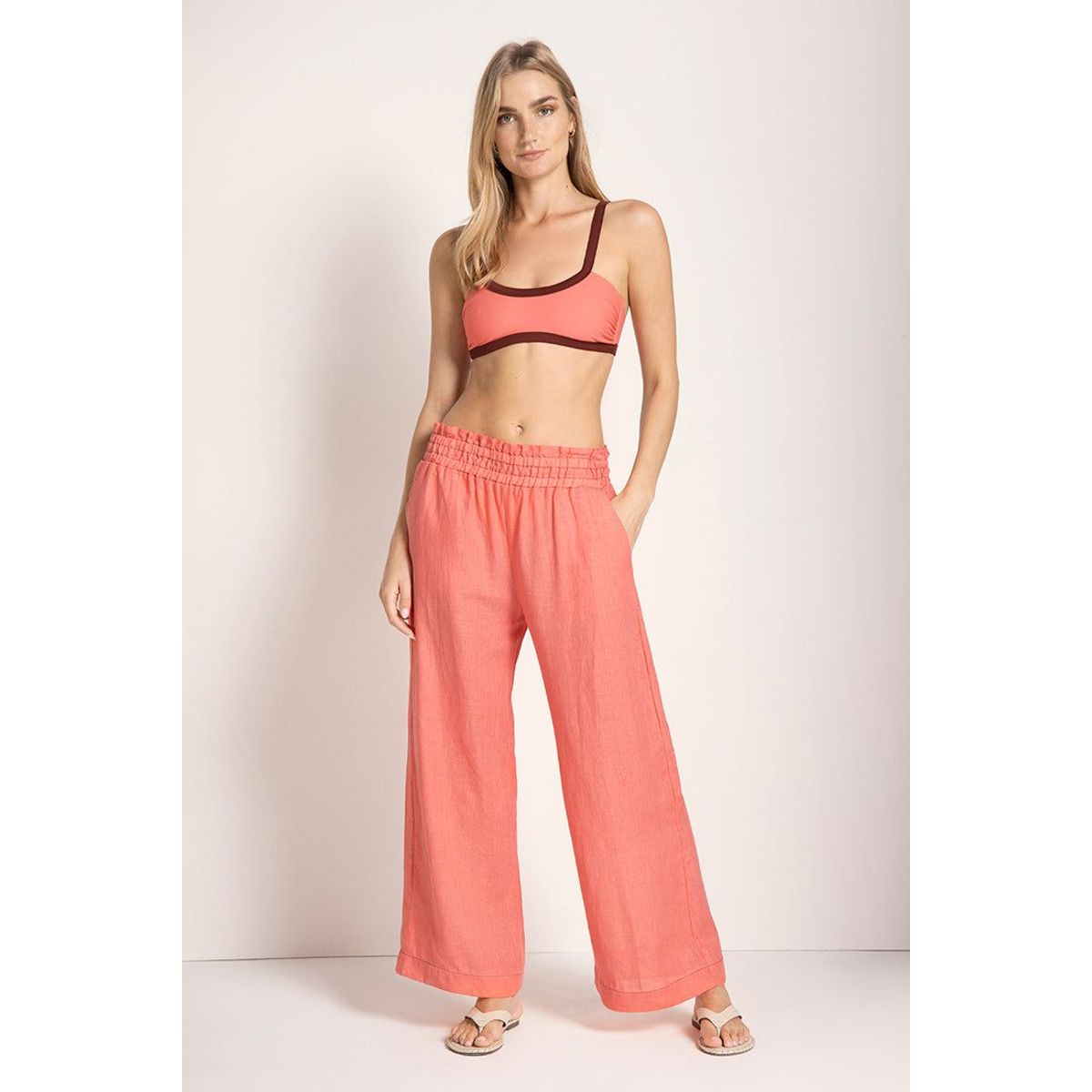 TOUCHE BALNEAIRE - Pantalon de playa para dama Marca Touche Balneaire Ref 0A83042